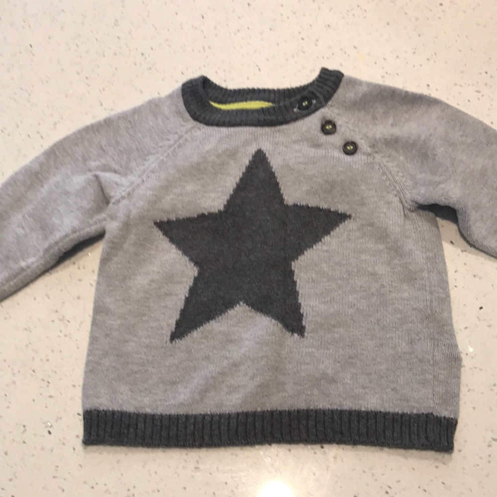 H&M Grey Star Sweater